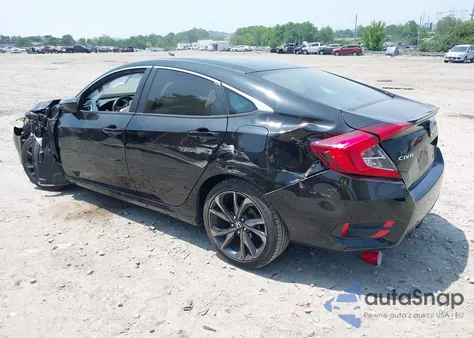 2019 Honda Civic Sport from USA, damaged, VIN 2HGFC2F86KH590487